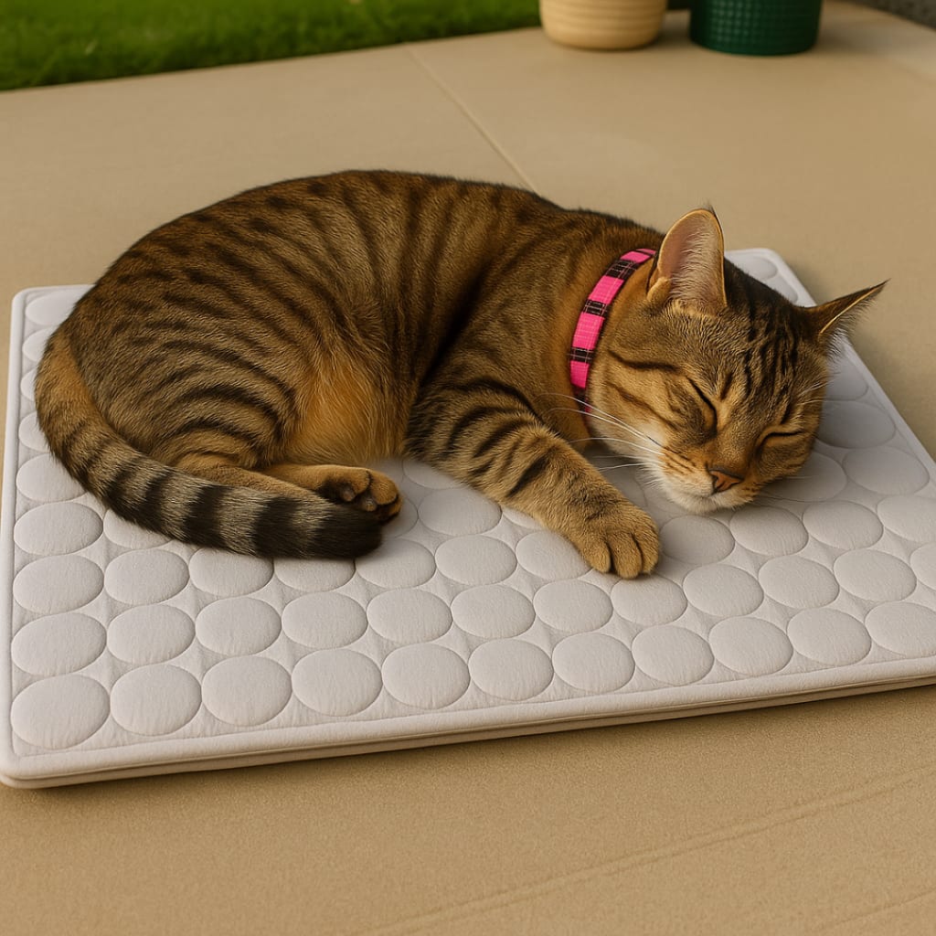 Dog Cooling Mat Washable Dogs Cats Pet Non-Toxic Cooling Pads Summer Sleeping Kennel Mats，Pet Self Cool Ice Blanket for Indoor & Outdoor Dog Beach Essentials Light Gray Large