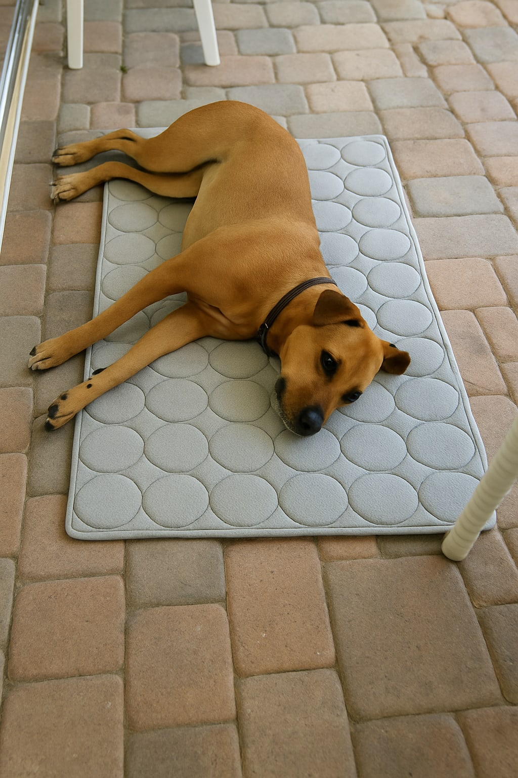 Dog Cooling Mat Washable Dogs Cats Pet Non-Toxic Cooling Pads Summer Sleeping Kennel Mats，Pet Self Cool Ice Blanket for Indoor & Outdoor Dog Beach Essentials Light Gray Large